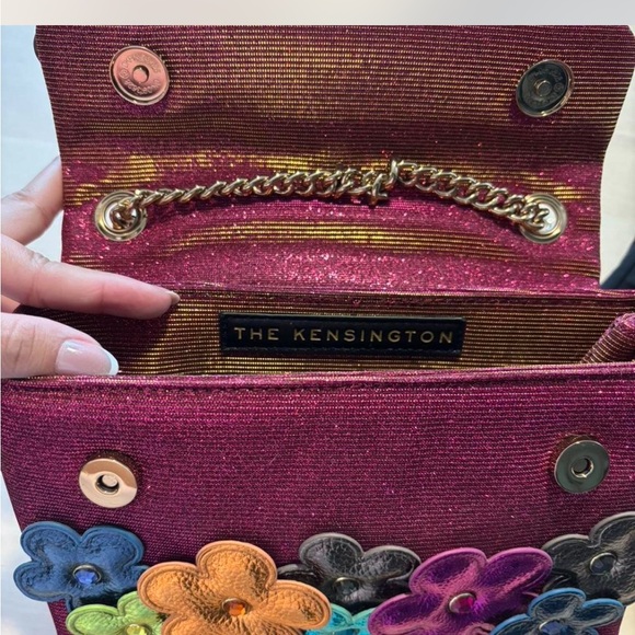 Kurt Geiger Multicolor Floral Kensington Crossbody Bag - Picture 4 of 5